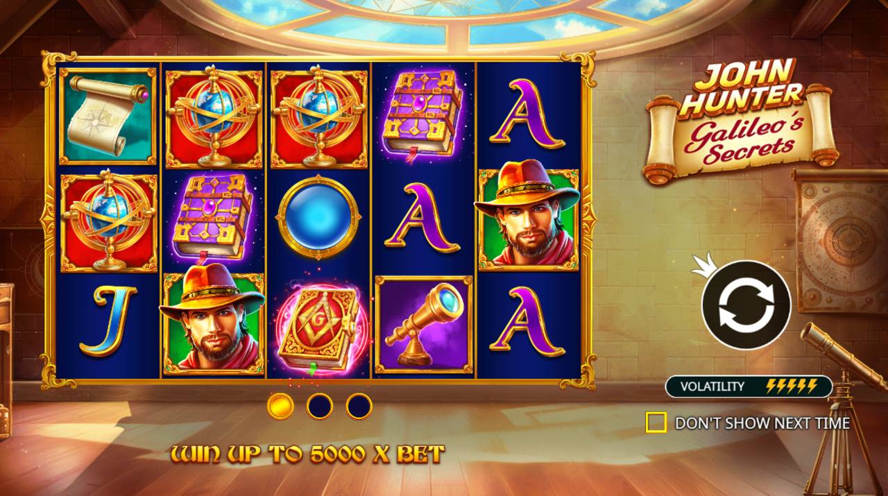 John Hunter And Galileo’s Secrets (Pragmatic Play) Image 1
